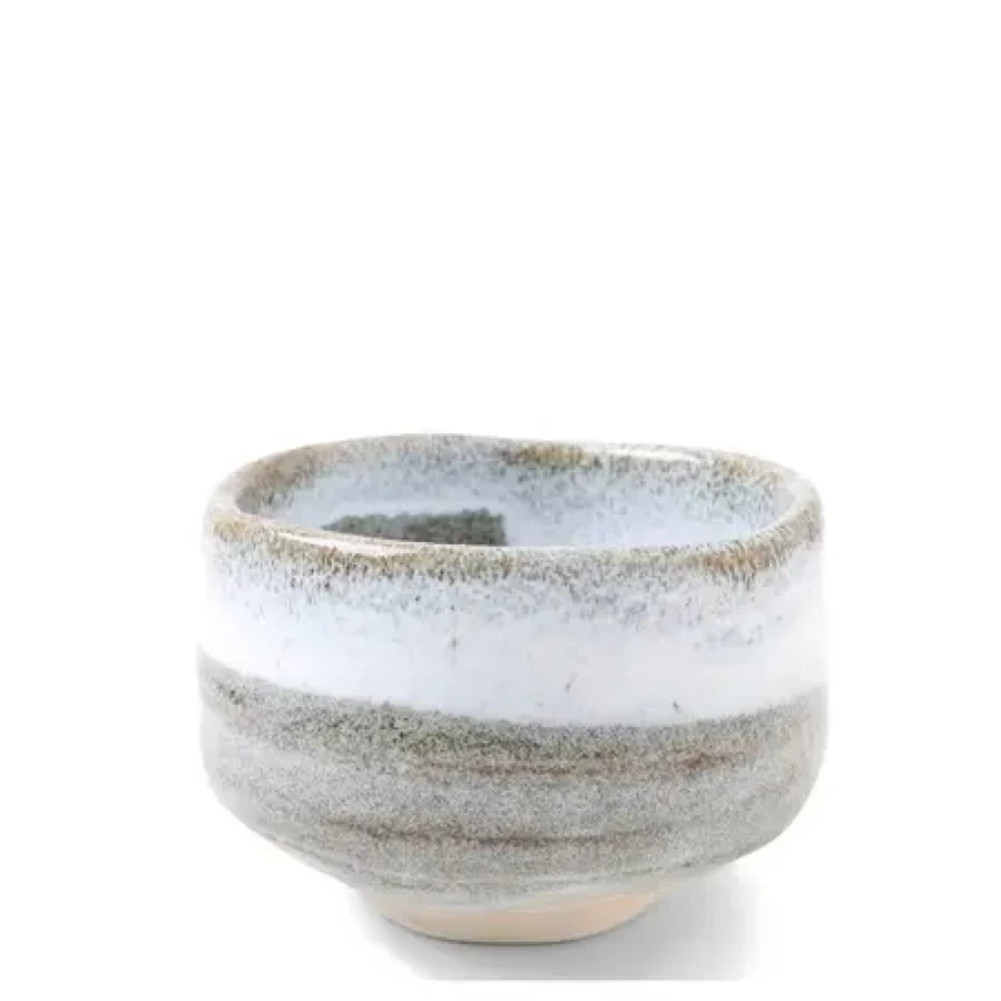 "Miya Company Premium Matcha Bowl – Kiroro Snow Design for Traditional Japanese Tea Ceremony"
