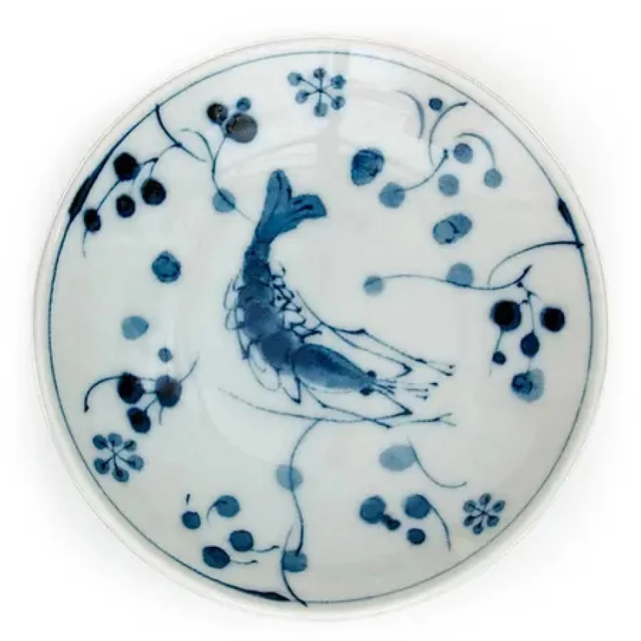 Miya Company 3.75" Ebi Soy Sauce Dish for Sushi and Dipping