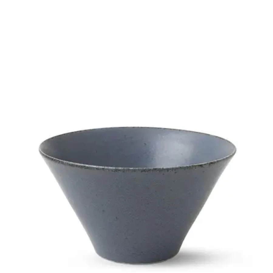 Miya Company Ishi Blue 6.25 Inch Ceramic Bowl – Handcrafted Japanese-Style Serving Dish