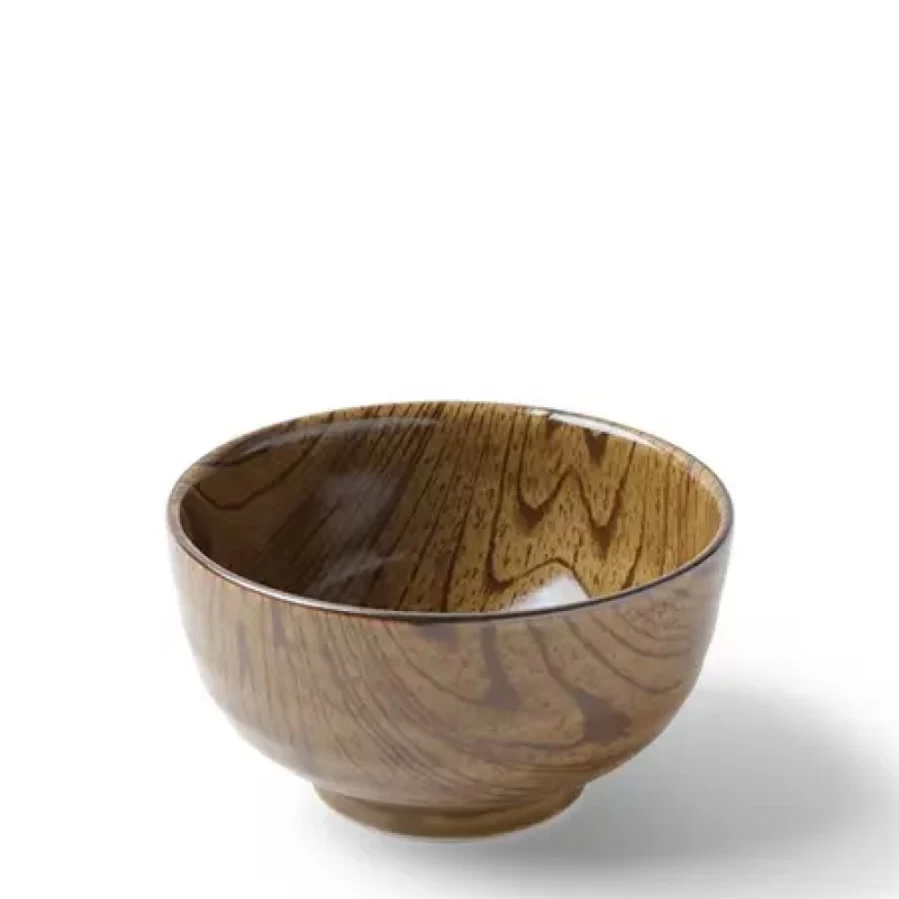 Miya Company Mokume Gane Usucha 5" Tea Bowl - Handcrafted Japanese Ceramic Tea Cup for Matcha