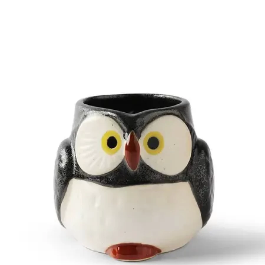 "11 Oz Owl-Themed Midnight Mug by Miya Company – Ceramic Coffee Cup with Unique Design"