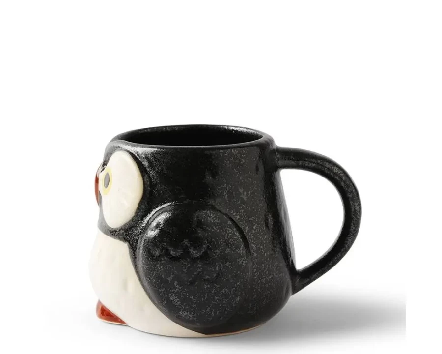 "11 Oz Owl-Themed Midnight Mug by Miya Company – Ceramic Coffee Cup with Unique Design"