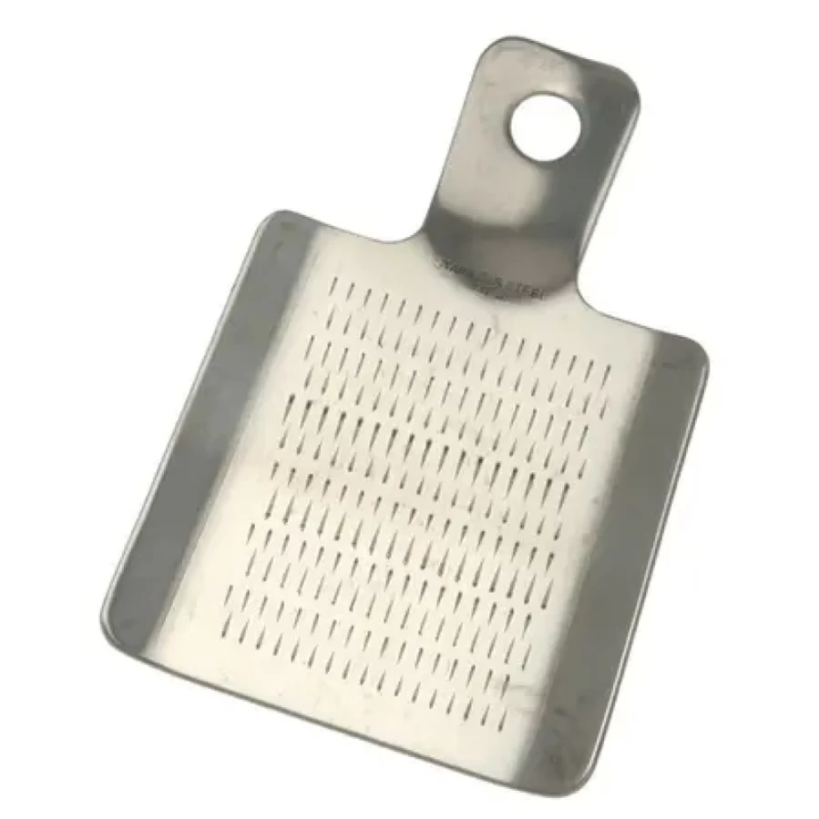 Premium Stainless Steel Wasabi Grater - Traditional Japanese Ginger Root Grinder by Miya Company