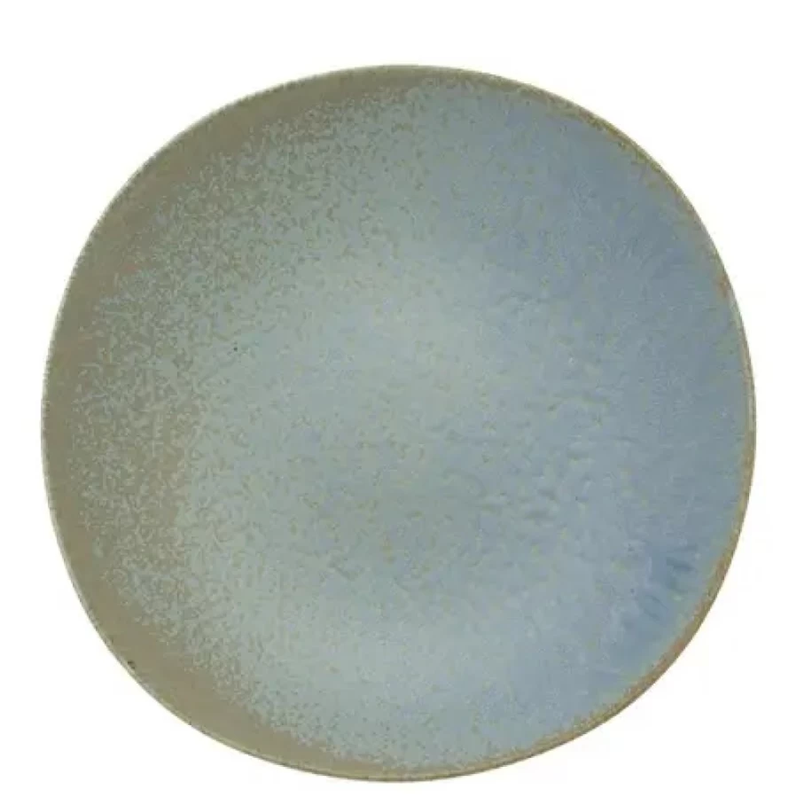 Miya Company Grey Shiho Plate 9.875 Inch - Premium Stoneware Dinner Plate