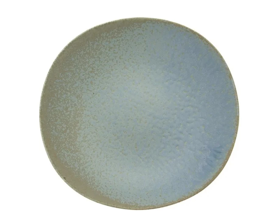 Miya Company Grey Shiho Plate 9.875 Inch - Premium Stoneware Dinner Plate