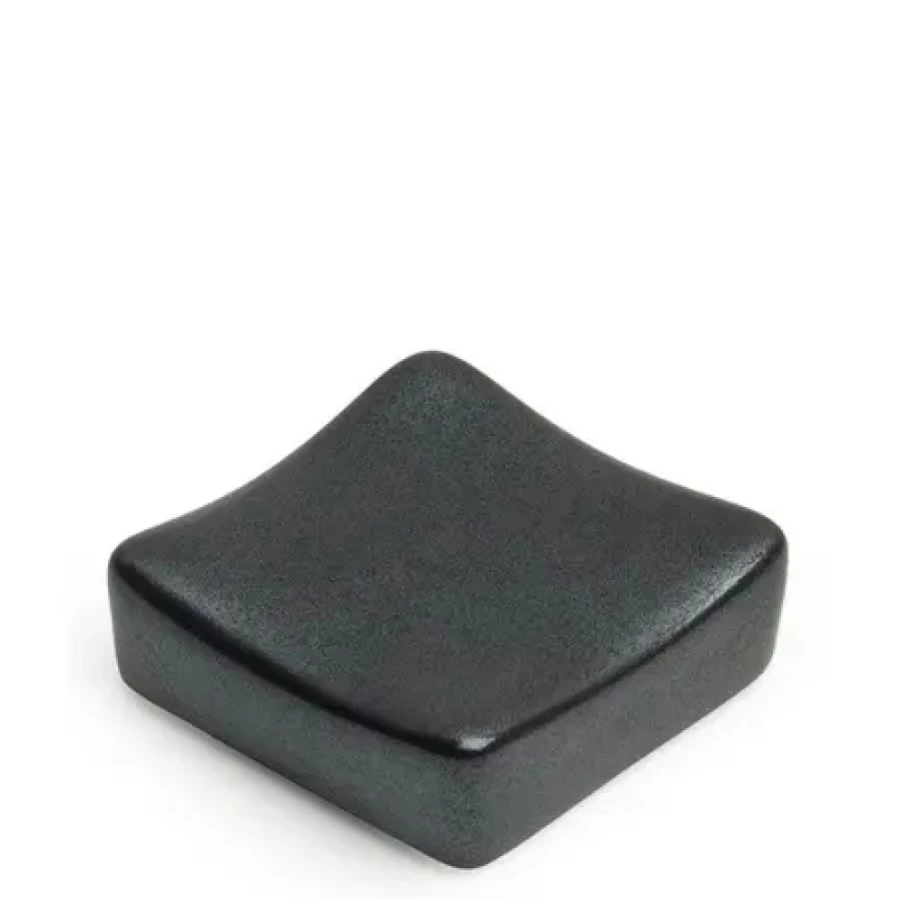 Miya Company Iron Glaze Chopstick Rest - Elegant Ceramic Tableware for Dining Accessories