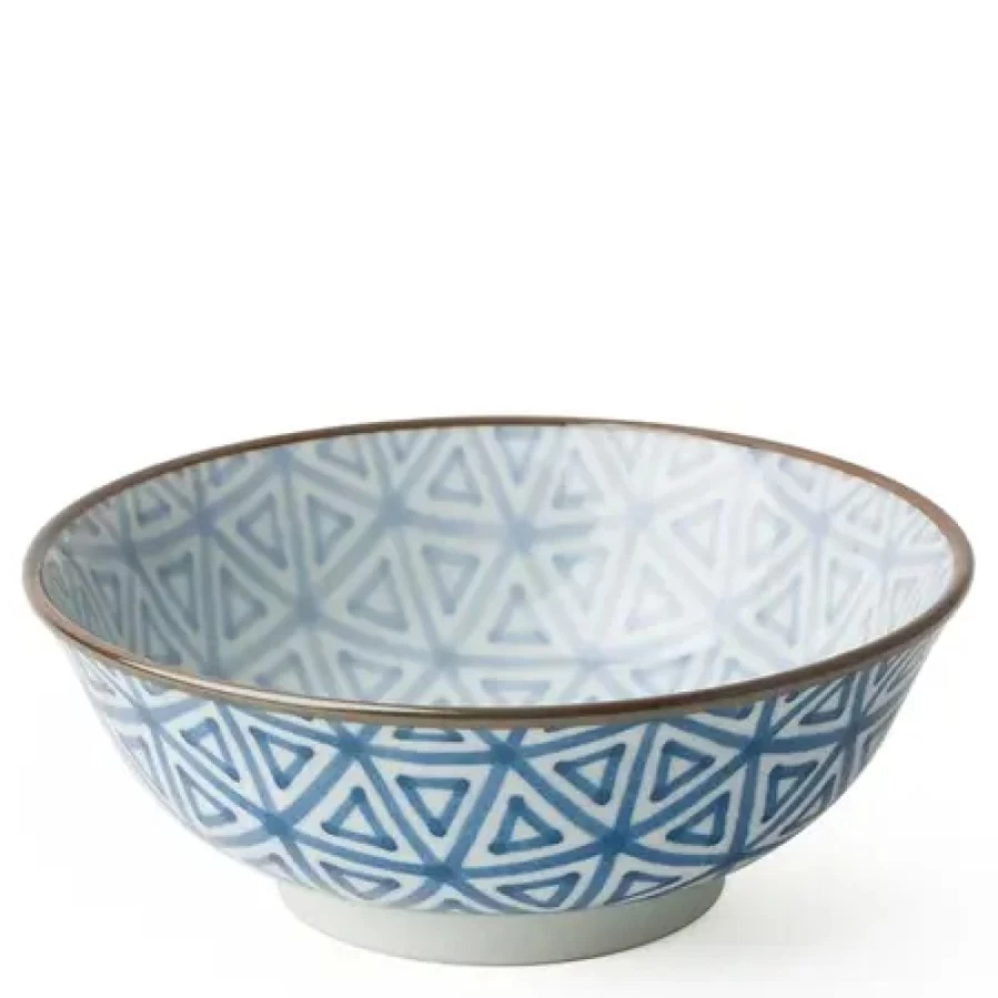 Miya Company 7.5 Inch Japanese Sankaku Triangle Bowl – Premium Ceramic Rice & Noodle Dish