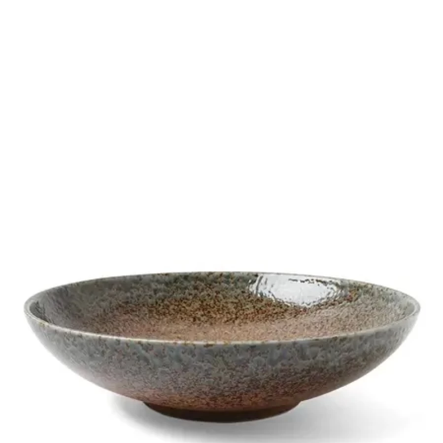 Miya Company Aoi Nagashi 11.25-Inch Japanese Serving Bowl for Sushi and Noodles