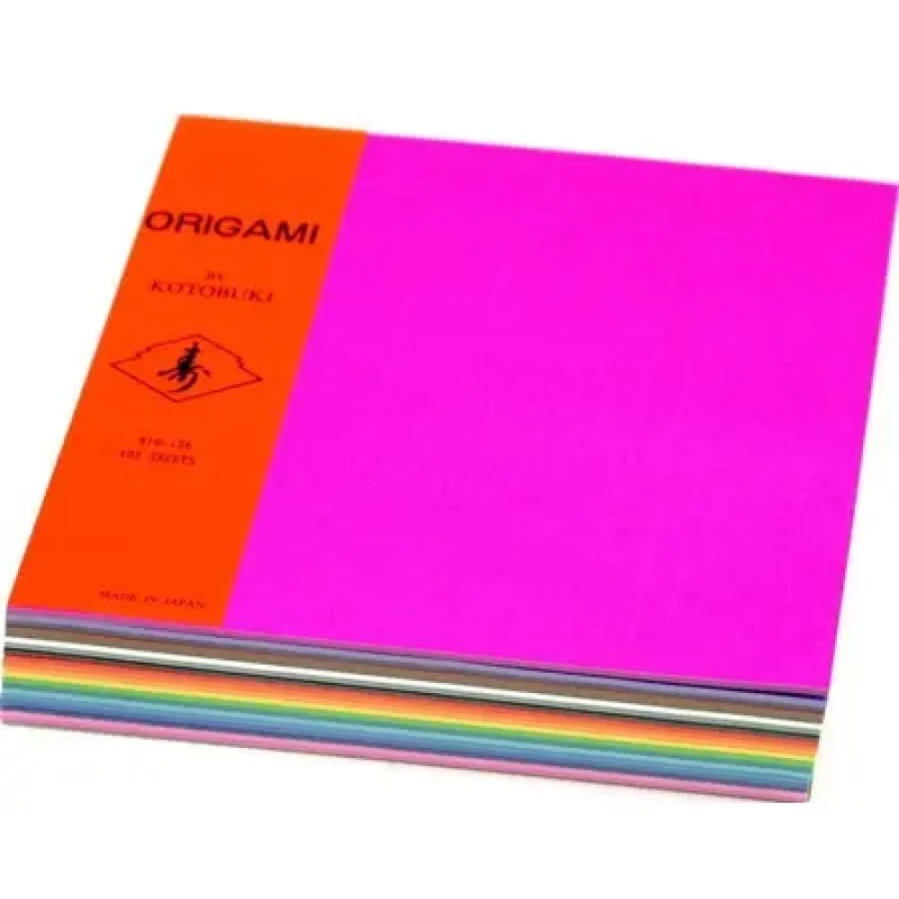 Miya Company Origami Paper 6 Inch Assorted Colors - Premium Quality Folding Sheets for DIY Crafts and Art Projects