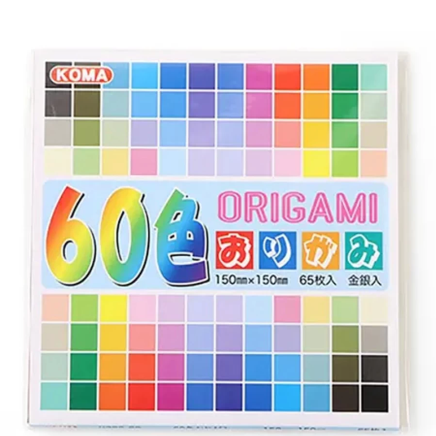 Miya Company Origami Paper 6 Inch Assorted Colors - Premium Quality Folding Sheets for DIY Crafts and Art Projects