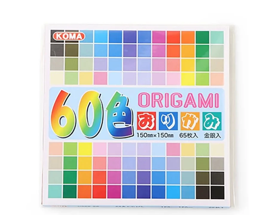 Miya Company Origami Paper 6 Inch Assorted Colors - Premium Quality Folding Sheets for DIY Crafts and Art Projects