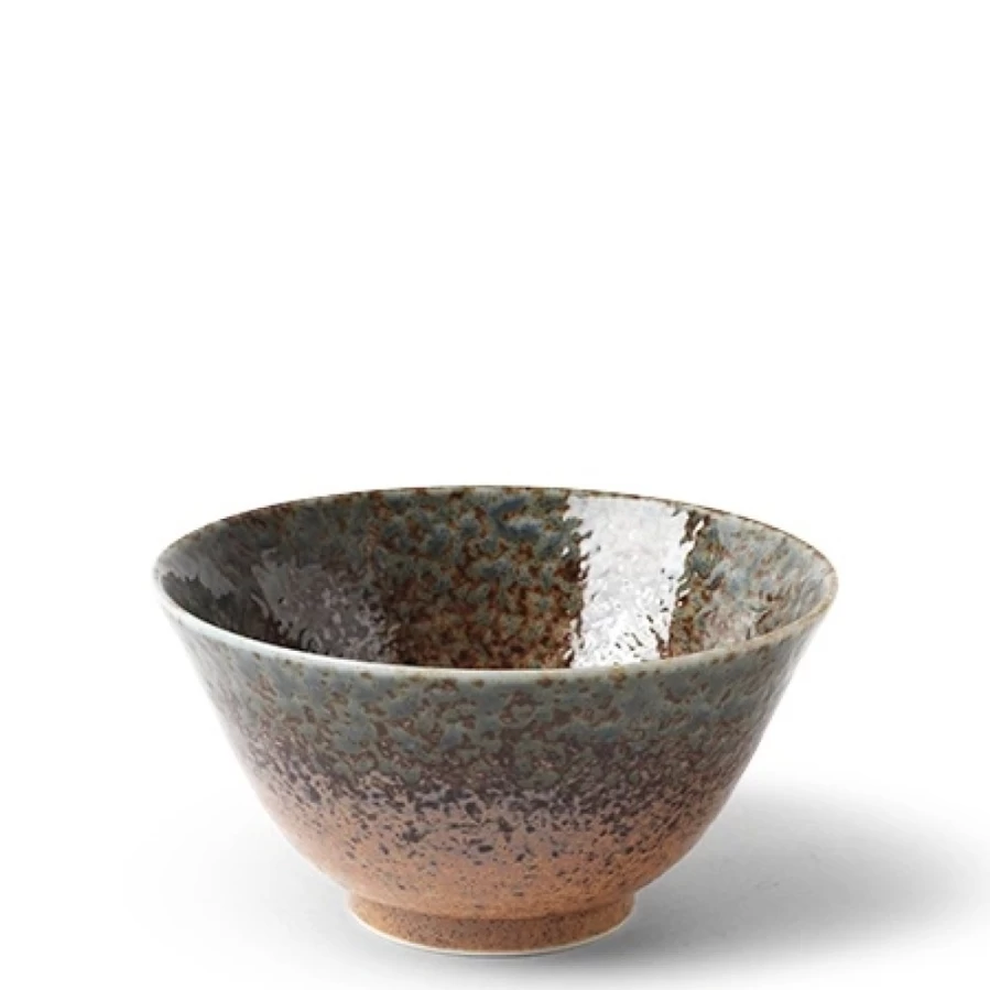 Miya Company Aoi Nagashi 5.25 Inch Japanese Rice Bowl for Authentic Dining Experience