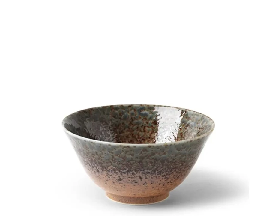 Miya Company Aoi Nagashi 5.25 Inch Japanese Rice Bowl for Authentic Dining Experience
