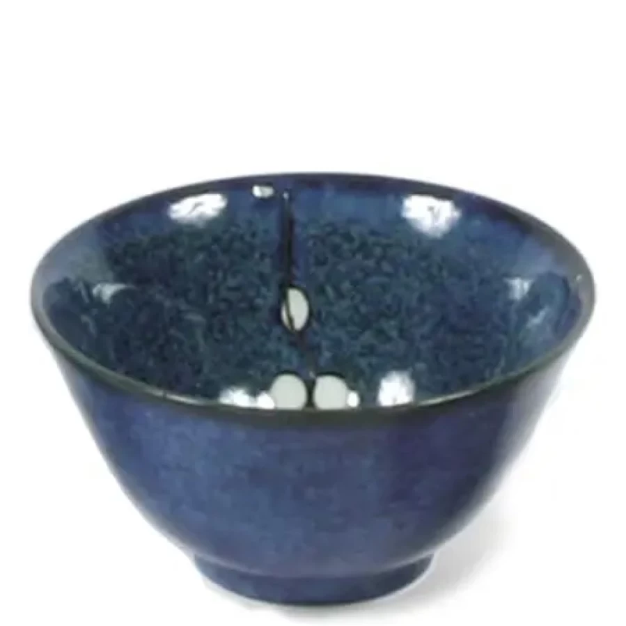 Miya Company Namako Blossoms 5.25 Inch Flared Ceramic Bowl – Handcrafted Japanese-Inspired Tableware
