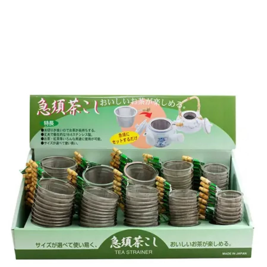 "Miya Company Premium Tea Strainer with Handle - Reusable Stainless Steel Infuser for Loose Leaf Tea"