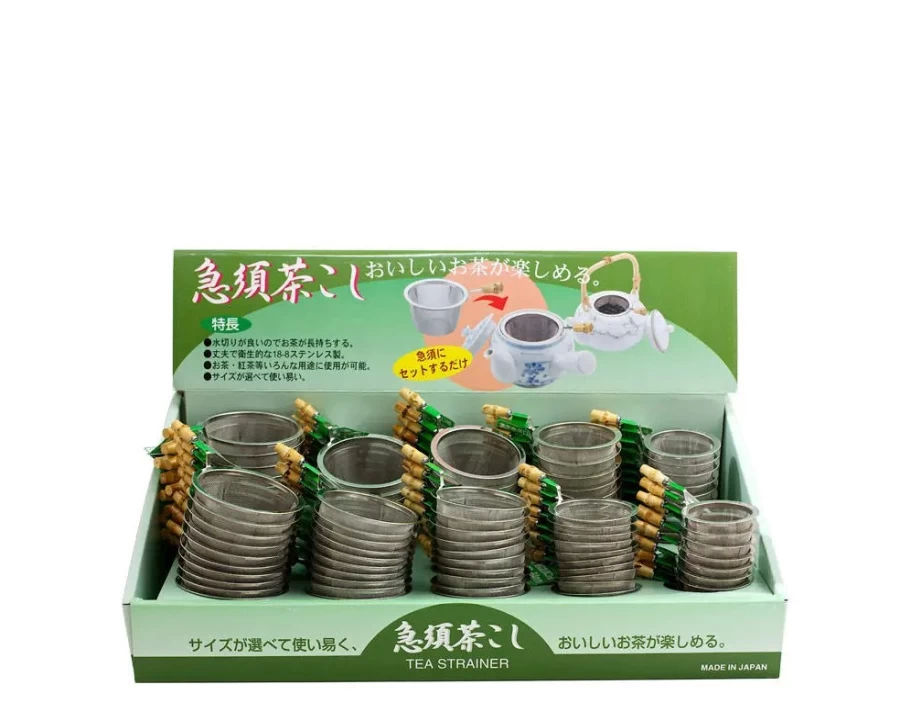"Miya Company Premium Tea Strainer with Handle - Reusable Stainless Steel Infuser for Loose Leaf Tea"