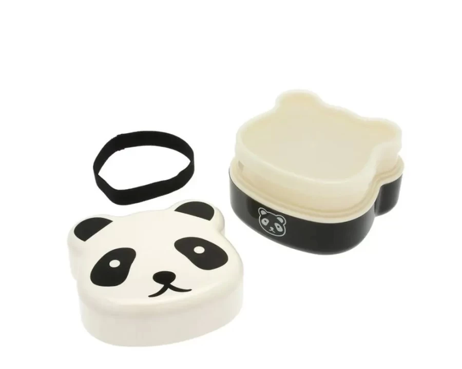 Miya Company Panda Face Bento Box - Eco-Friendly Lunch Container for Kids & Adults