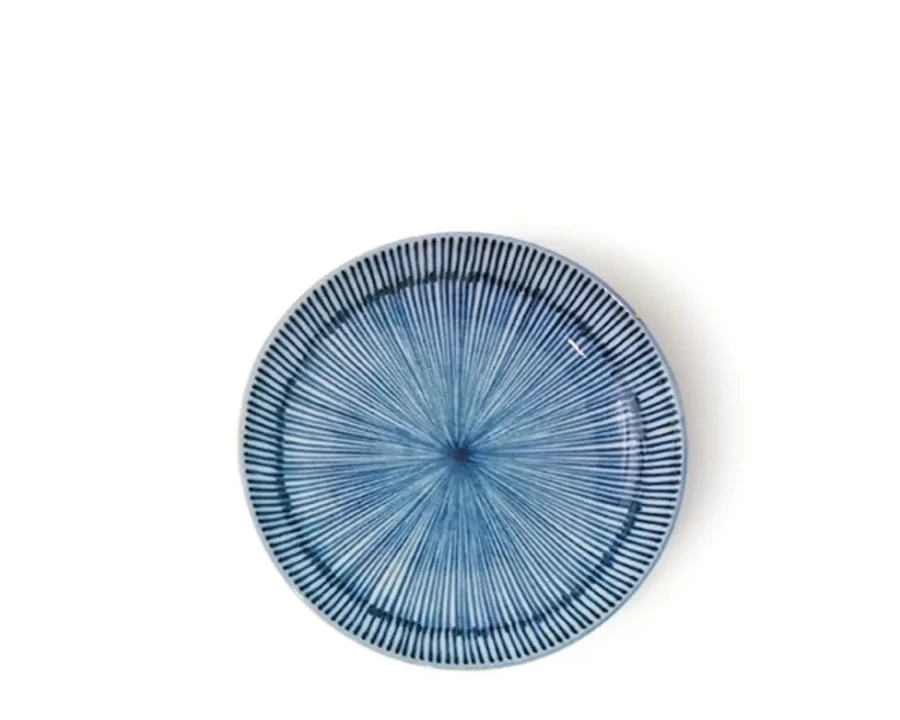 Miya Company 4.75 Inch Decorative Ceramic Plate – Hoso Tokusa Design for Dining & Display