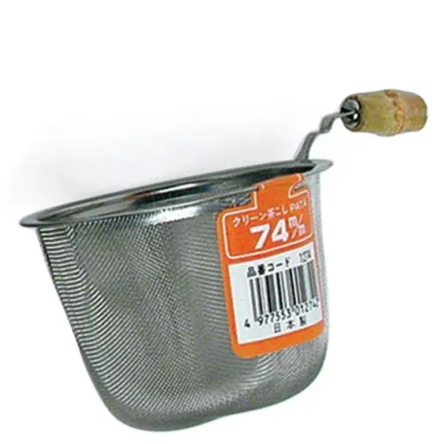 Miya Company Stainless Steel Tea Strainer with Handle - 74mm Fine Mesh Infuser for Loose Leaf Tea