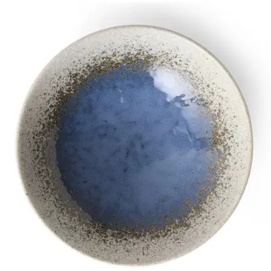 Miya Company 9.5" Ceramic Serving Bowl - Elegant Dining & Entertaining Dishware by Mizumi