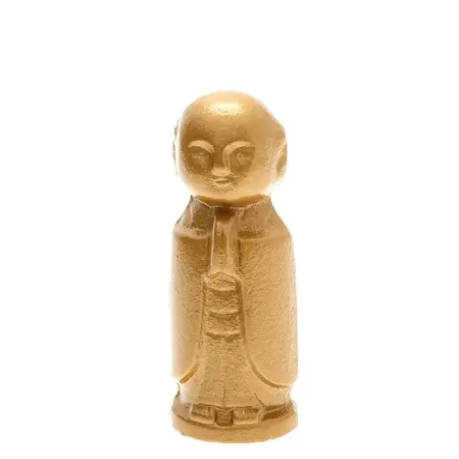 Miya Company Gold Bodhisattva Paperweight - Elegant Buddhist Decor for Home & Office