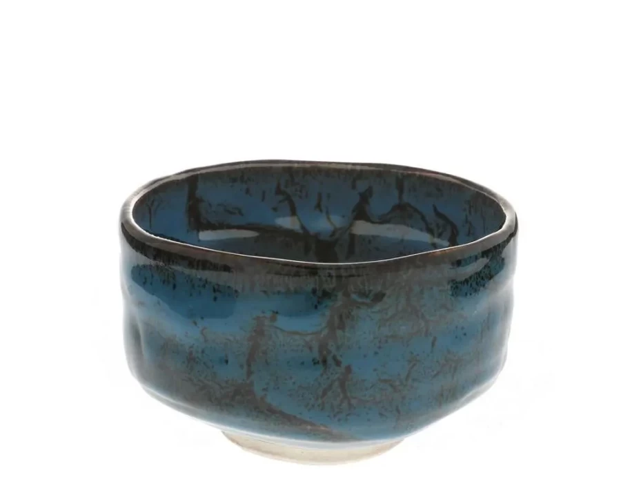 "Premium Matcha Bowl by Miya Company – Authentic Aodako Style for Traditional Tea Ceremonies"