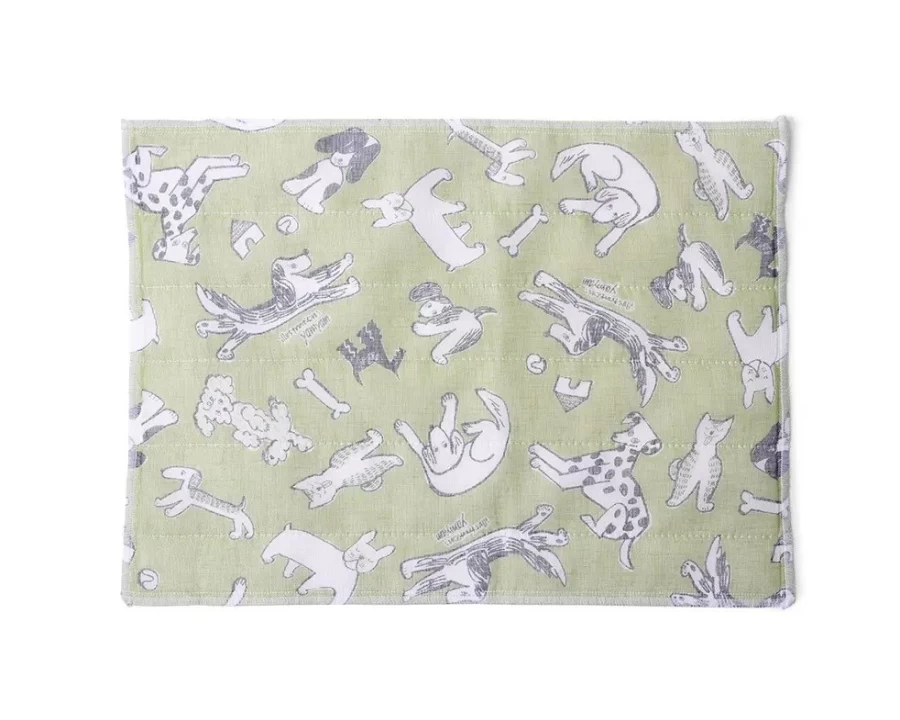 Miya Company Green Dog Towel for Pets - Absorbent and Quick-Drying Pet Towel for Dogs