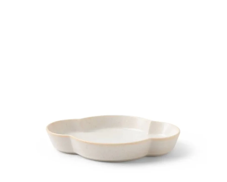 Miya Company 5" X 4" Cloud White Ceramic Sauce Dish for Dining & Serving