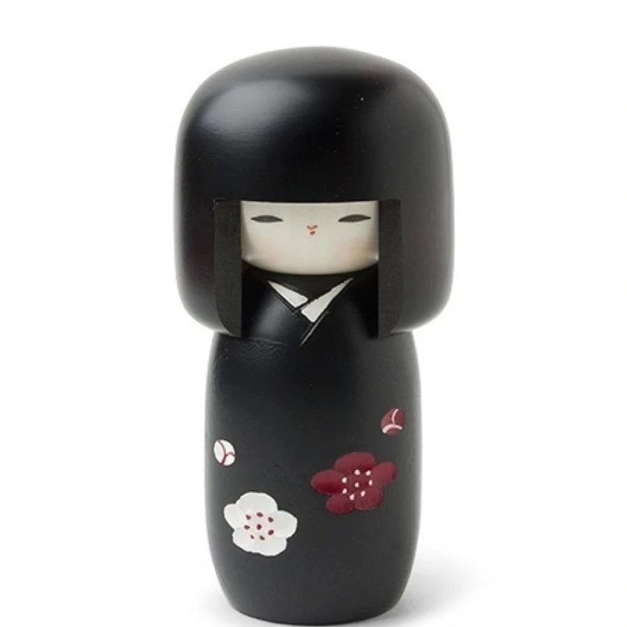 Miya Company Traditional Japanese Shiho Kokeshi Doll Handcrafted Collectible Art