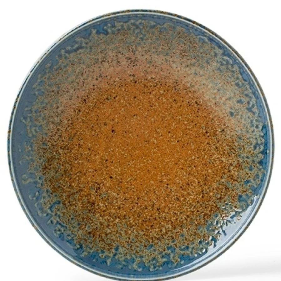 Miya Company Aoi Nagashi 10-Inch Decorative Plate for Japanese Dining & Collectibles