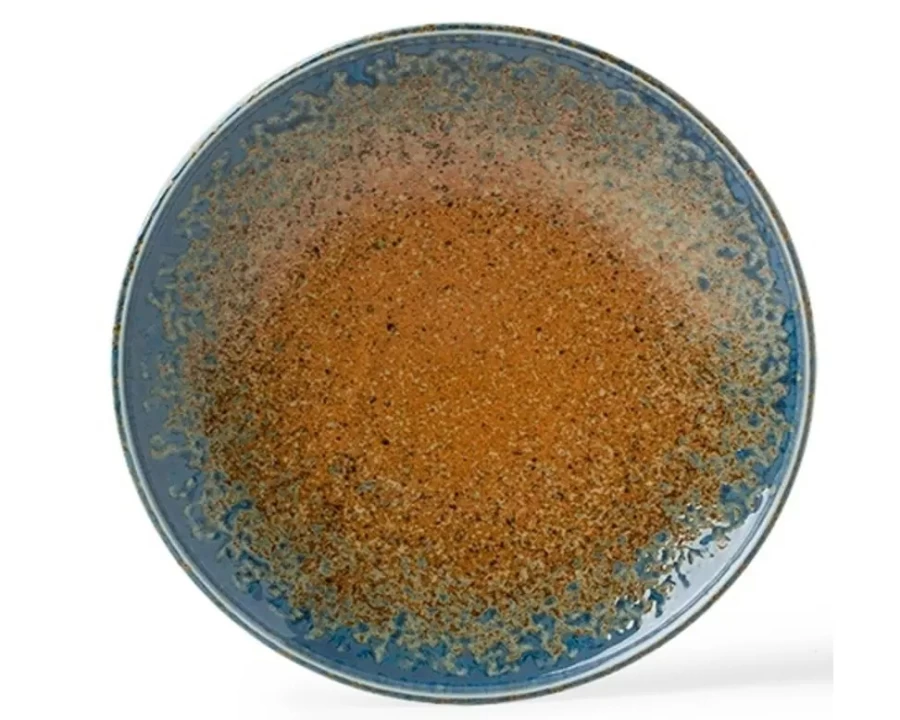 Miya Company Aoi Nagashi 10-Inch Decorative Plate for Japanese Dining & Collectibles
