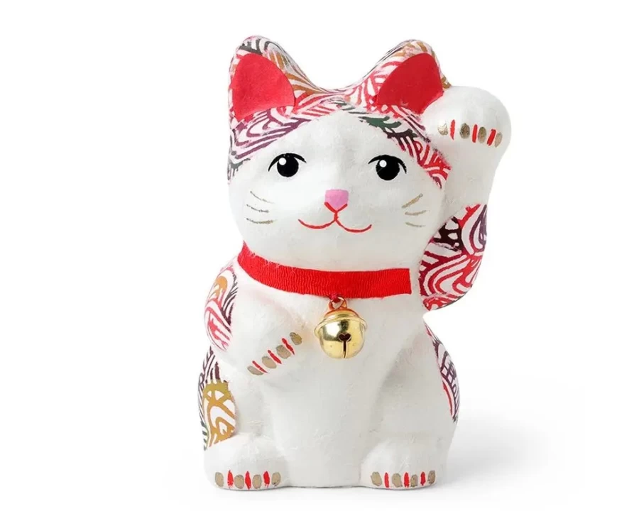 Lucky Fortune Cat Figurine - Miya Company Collectible Statue for Good Luck & Wealth