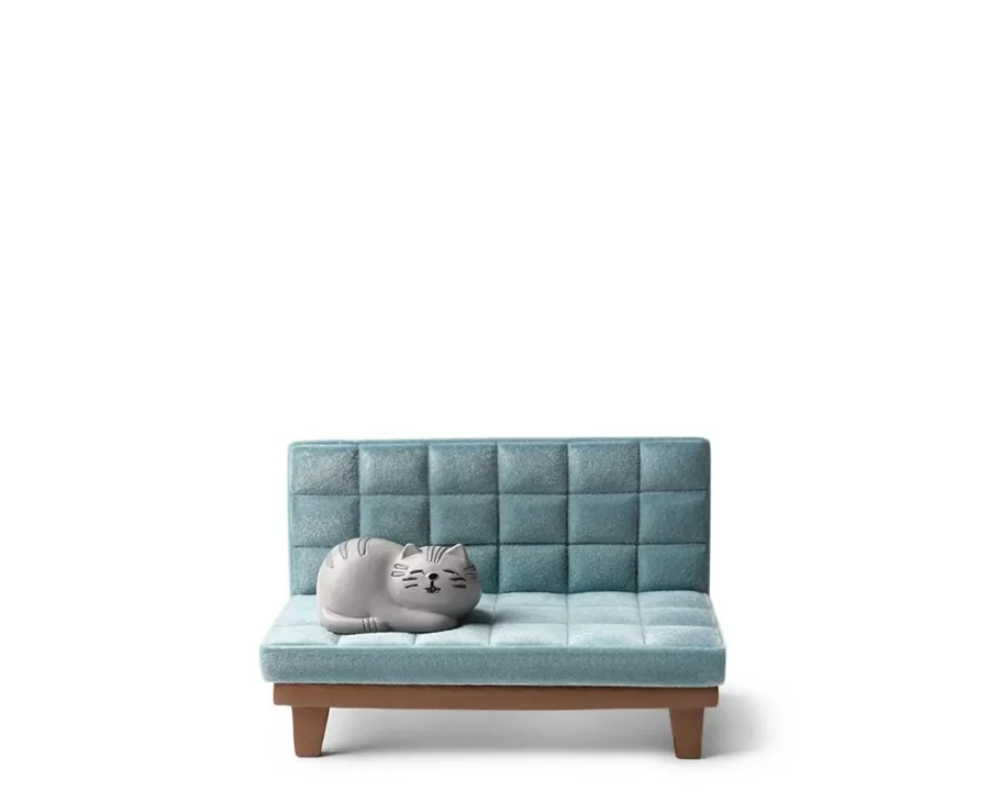 "Miya Company Blue Cat Phone Stand - Cute Sofa Holder for Mobile Devices"