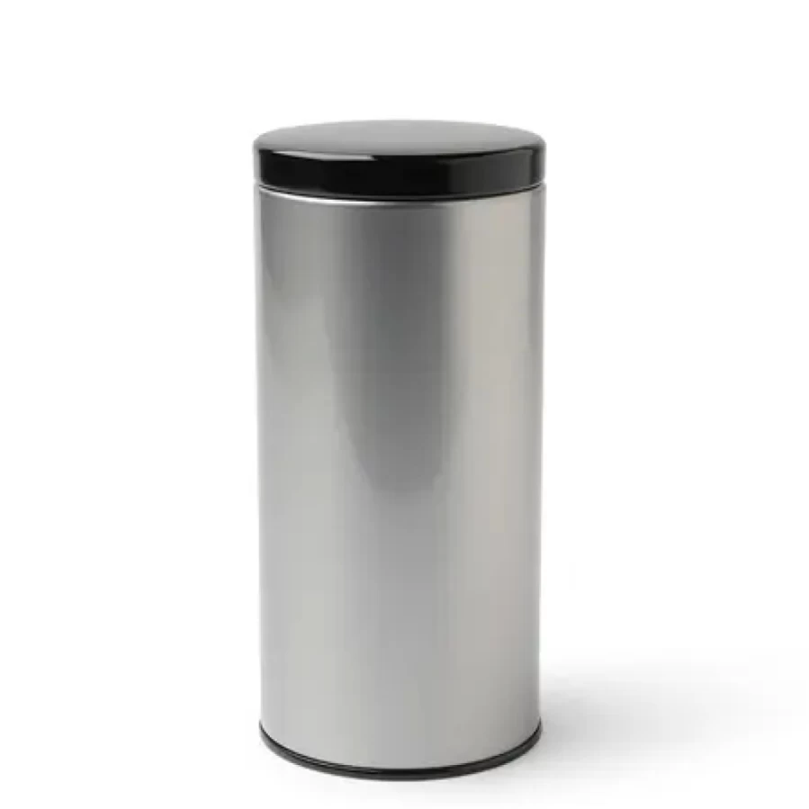 "Miya Company 200G Airtight Tea Canister With Black Lid - Premium Tea Storage Container"