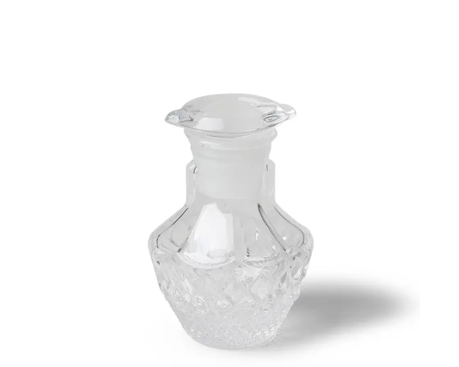 Miya Company Premium Clear Glass Soy Sauce Dispenser Bottle with Drip-Free Spout