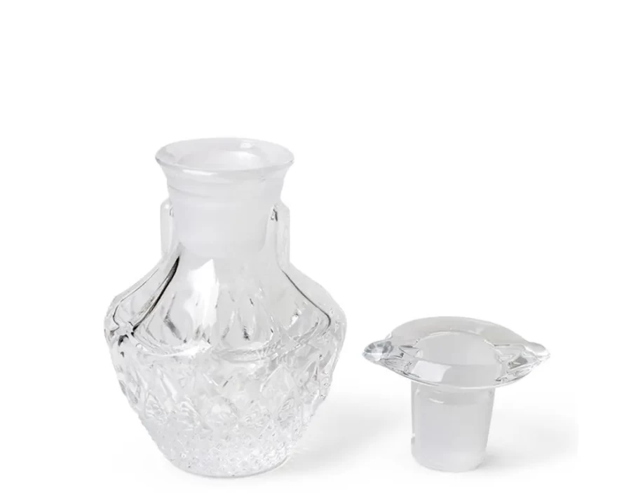 Miya Company Premium Clear Glass Soy Sauce Dispenser Bottle with Drip-Free Spout
