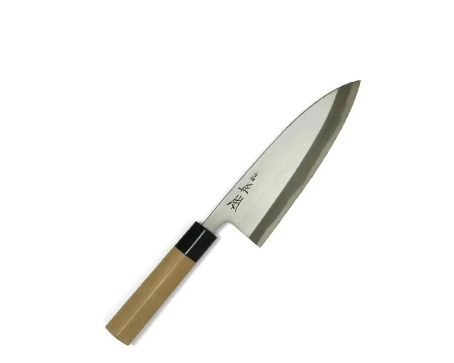 Miya Company Masamoto Kasumi 7 Inch Deba Knife - High Carbon Steel Japanese Kitchen Knife for Professional Chefs