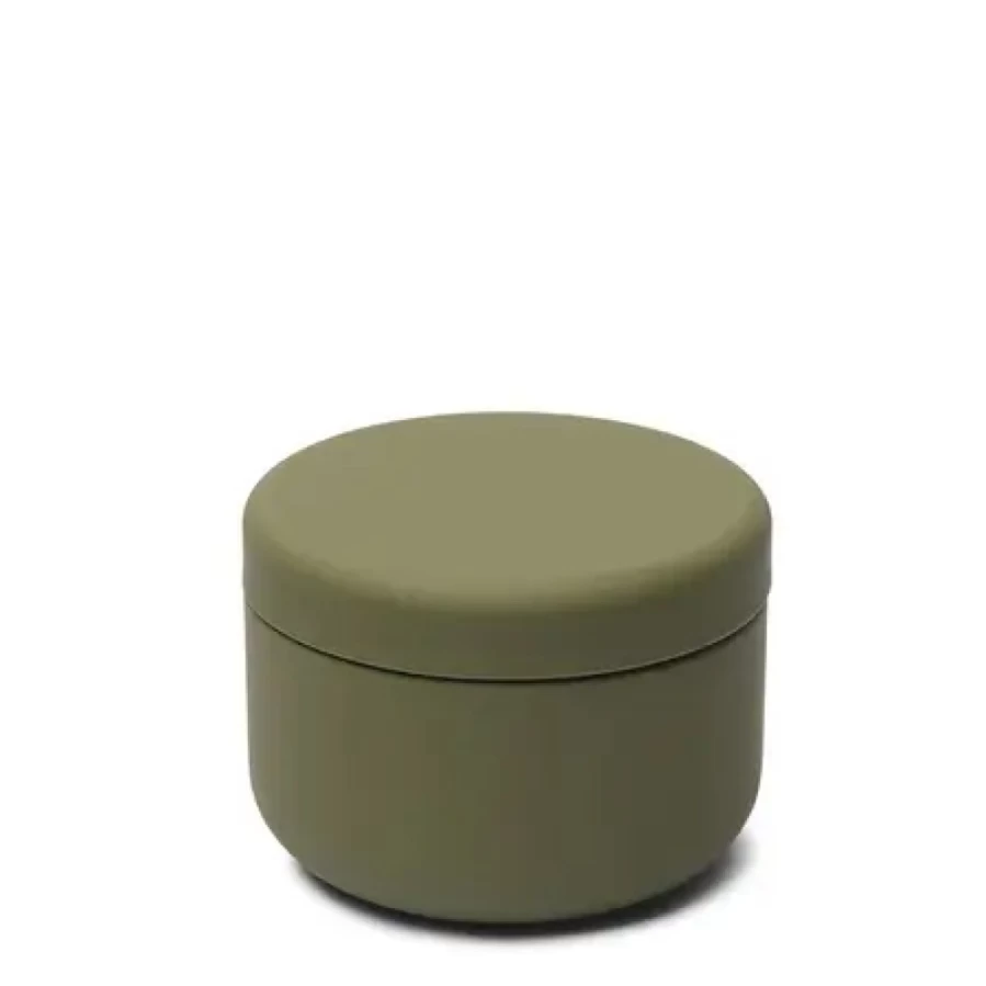 Miya Company Petite Olive Green Tea Canister - 30G Airtight Storage Container for Loose Leaf Tea