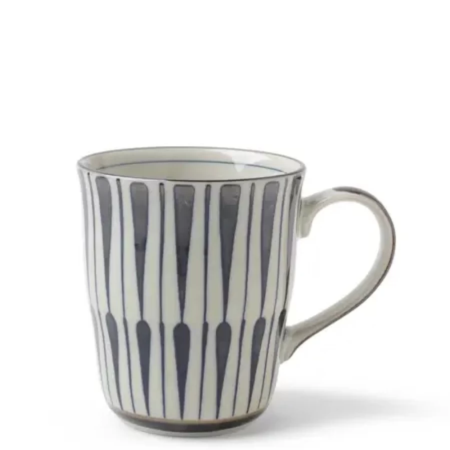 Miya Company Celadon Tokusa 8 Oz. Ceramic Tea Mug - Handcrafted Japanese Style Cup