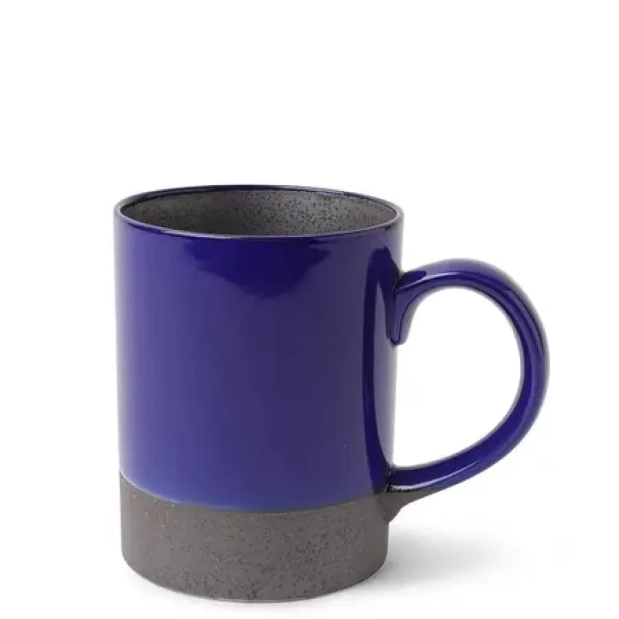 Royal Sapphire Coffee Mug by Miya Company – Elegant Ceramic Cup for Tea & Hot Beverages