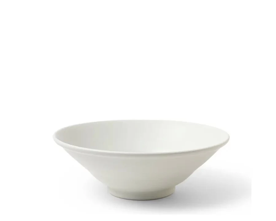 Miya Company 7.75 Inch White Ceramic Noodle Bowl – Stylish & Durable Soup Bowl for Asian Dishes