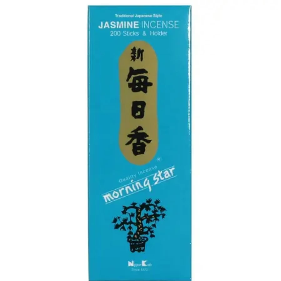 Miya Company Jasmine Morning Star Incense Sticks - Aromatic & Relaxing Fragrance for Home & Meditation