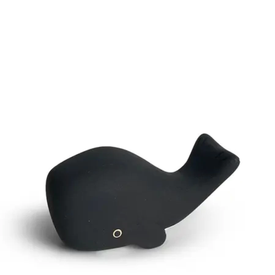 Miya Company Wooden Whale Animal Toy - Handcrafted T-Lab Educational Kids Gift