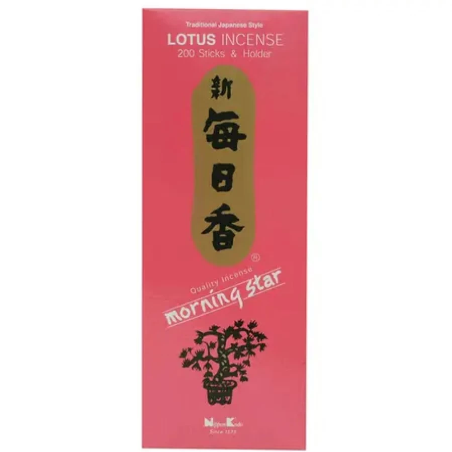 Miya Company Morning Star Lotus Incense Sticks for Meditation & Relaxation