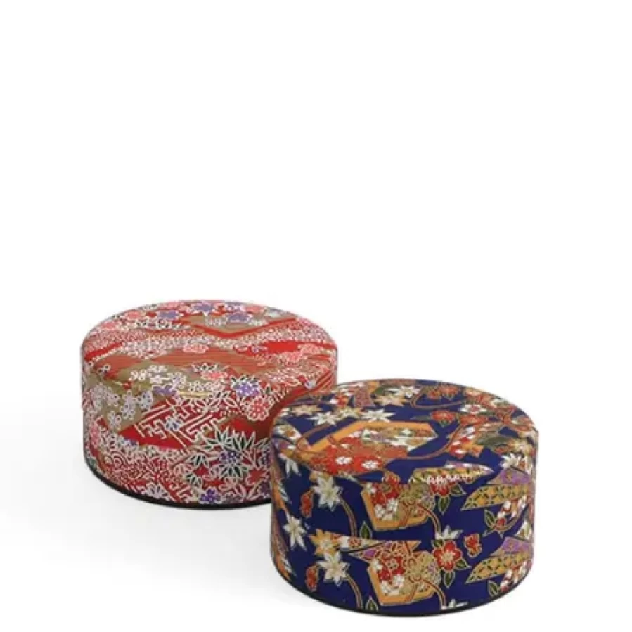 "Miya Company Premium Washi Paper Tea Canister - Handcrafted Japanese Style Tea Storage Container"