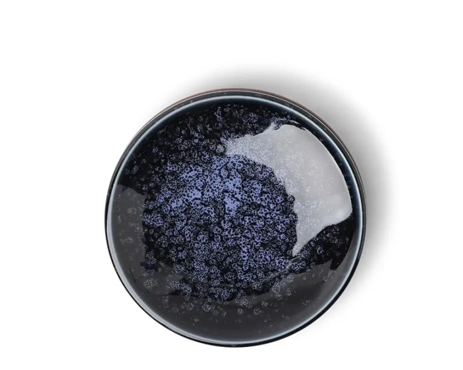 Miya Company Uchu Deep Blue Plate - Elegant Ceramic Dinnerware for Modern Dining