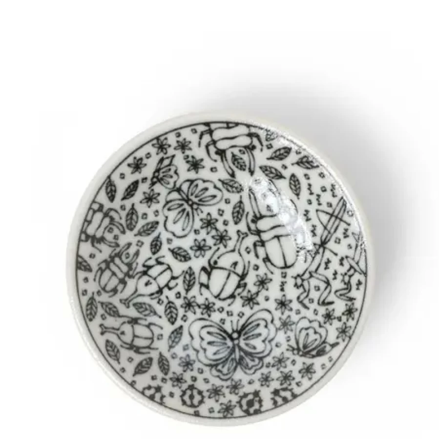 "Miya Company 4 Inch Happy Bugs Sauce Dish – Fun and Functional Tableware"