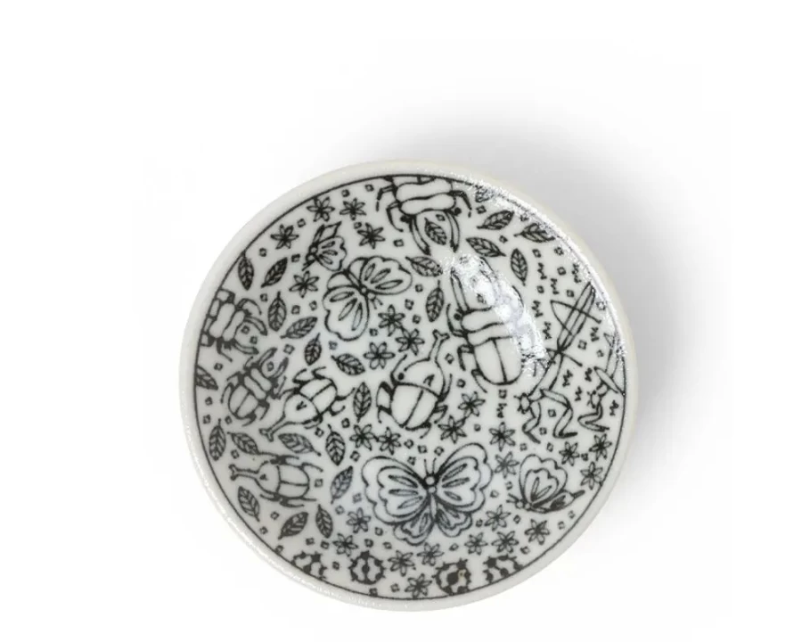 "Miya Company 4 Inch Happy Bugs Sauce Dish – Fun and Functional Tableware"