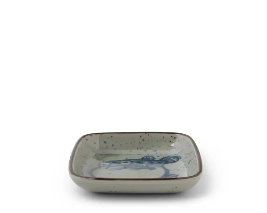 "Miya Company 3.5 Inch Puffer Fish Sauce Dish – Unique Ceramic Condiment Bowl"