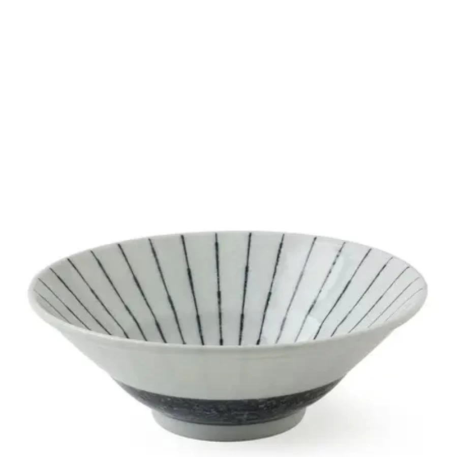 Miya Company 7.75-Inch Tokusa Ceramic Bowl – Handcrafted Japanese-Style Serving Dish